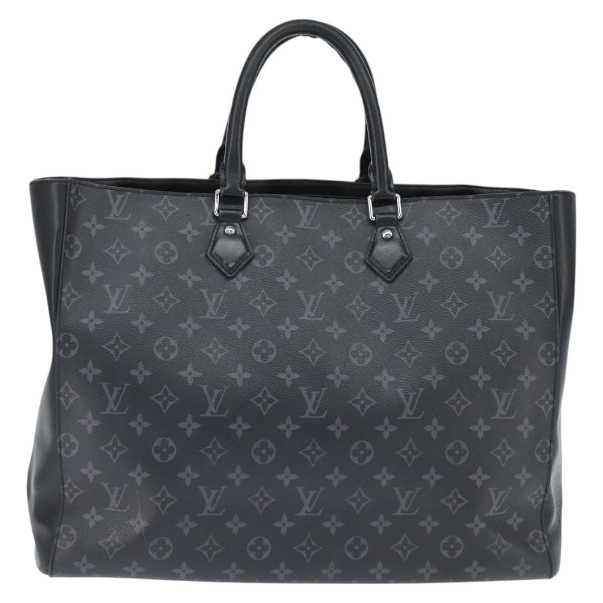 LOUIS VUITTON Monogram Eclipse Grand Sac Business Bag M44733 LV Auth 129789