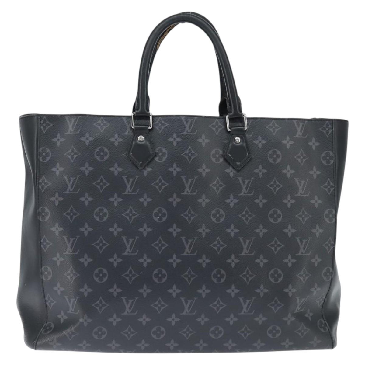 LOUIS VUITTON Monogram Eclipse Grand Sac Business Bag M44733 LV Auth 129789