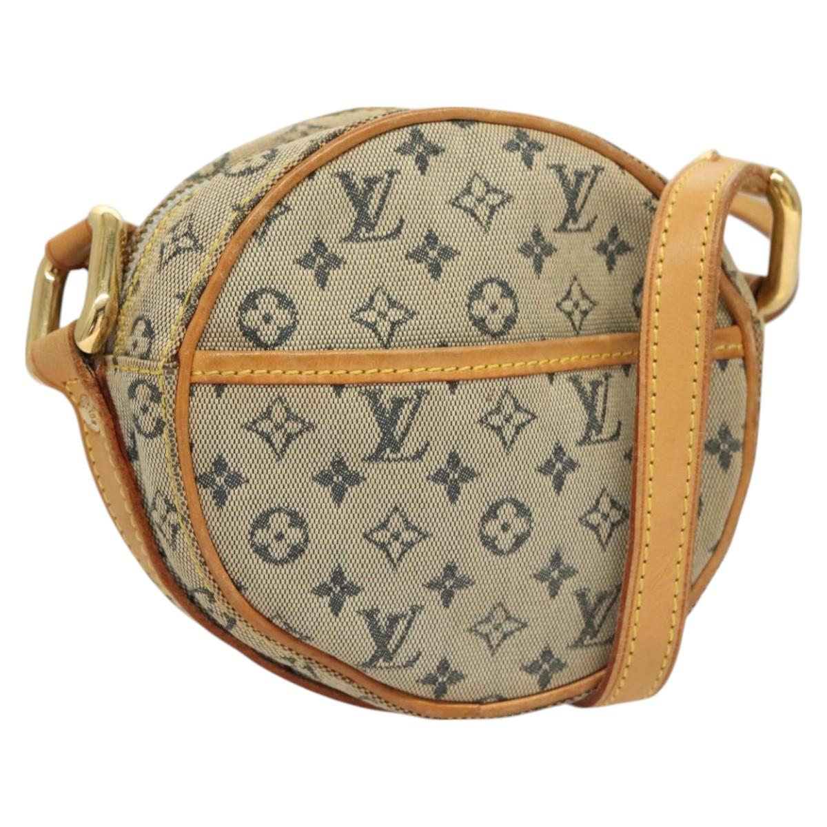 LOUIS VUITTON Monogram Mini Jeanne PM Shoulder Bag Blue M92001 LV Auth 129801