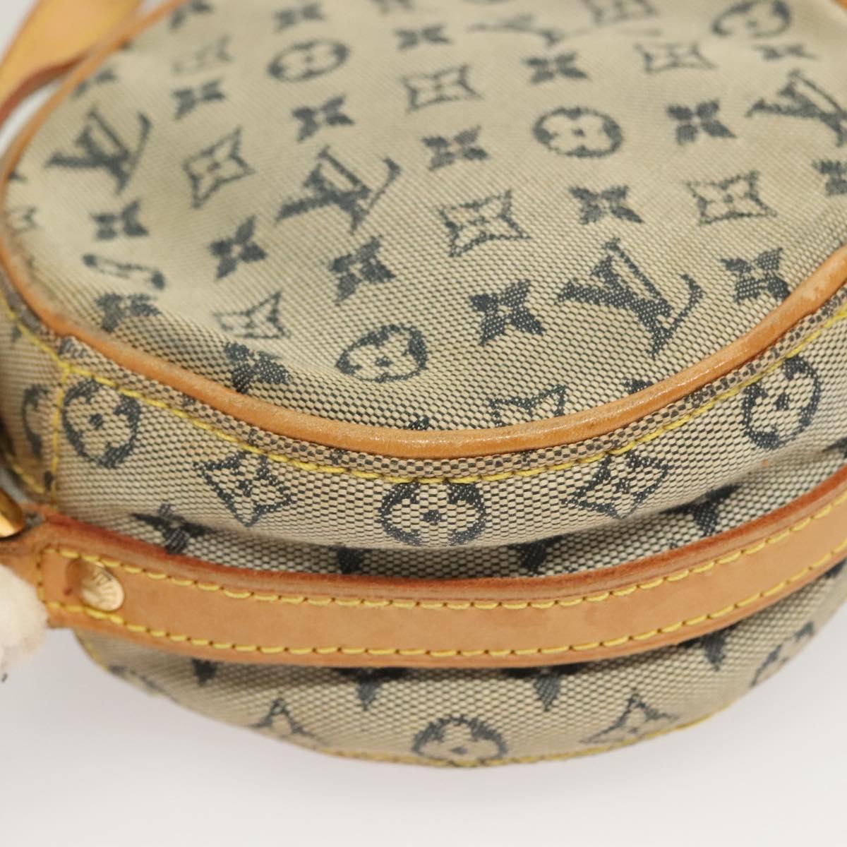 LOUIS VUITTON Monogram Mini Jeanne PM Shoulder Bag Blue M92001 LV Auth 129801