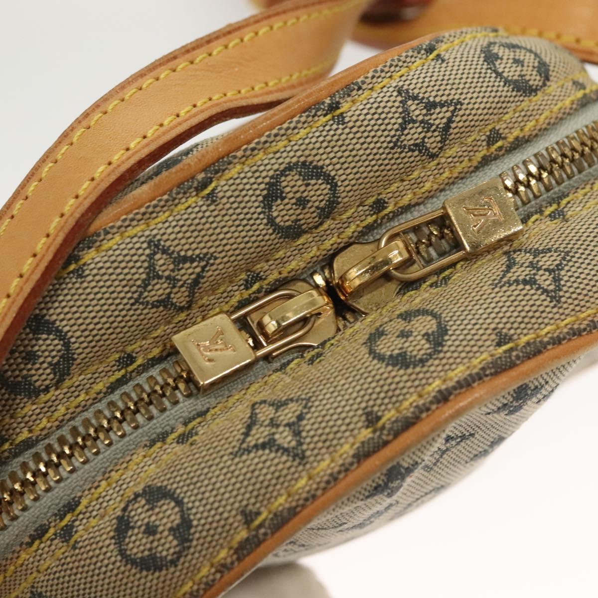 LOUIS VUITTON Monogram Mini Jeanne PM Shoulder Bag Blue M92001 LV Auth 129801