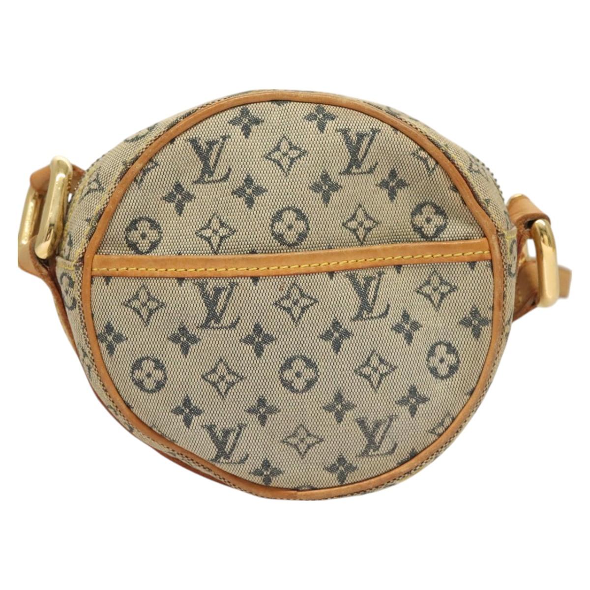 LOUIS VUITTON Monogram Mini Jeanne PM Shoulder Bag Blue M92001 LV Auth 129801