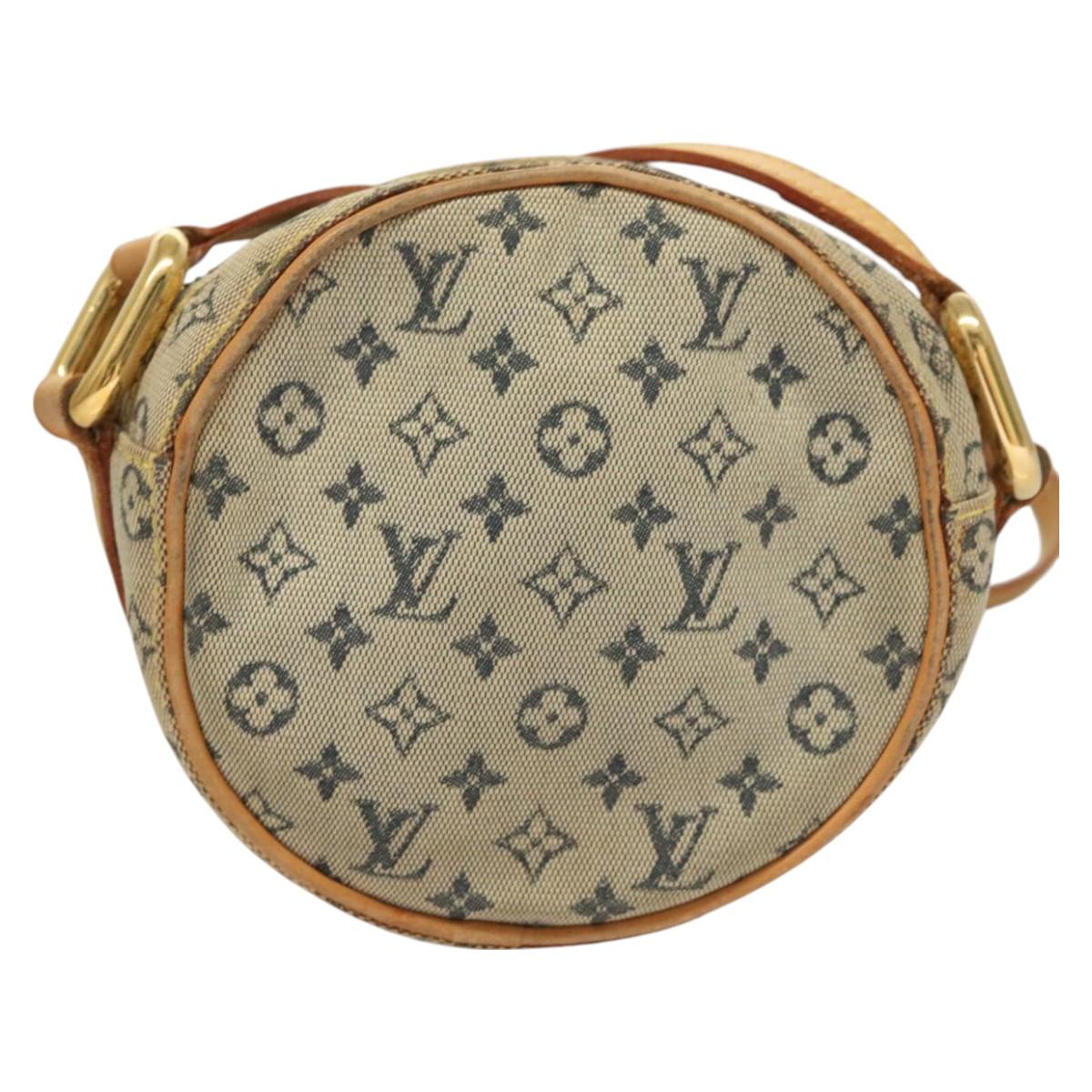 LOUIS VUITTON Monogram Mini Jeanne PM Shoulder Bag Blue M92001 LV Auth 129801