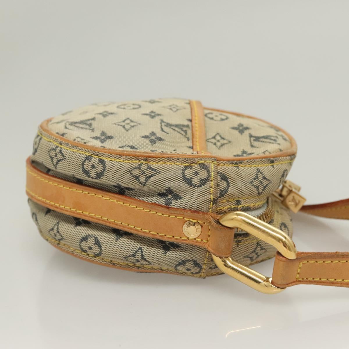 LOUIS VUITTON Monogram Mini Jeanne PM Shoulder Bag Blue M92001 LV Auth 129801