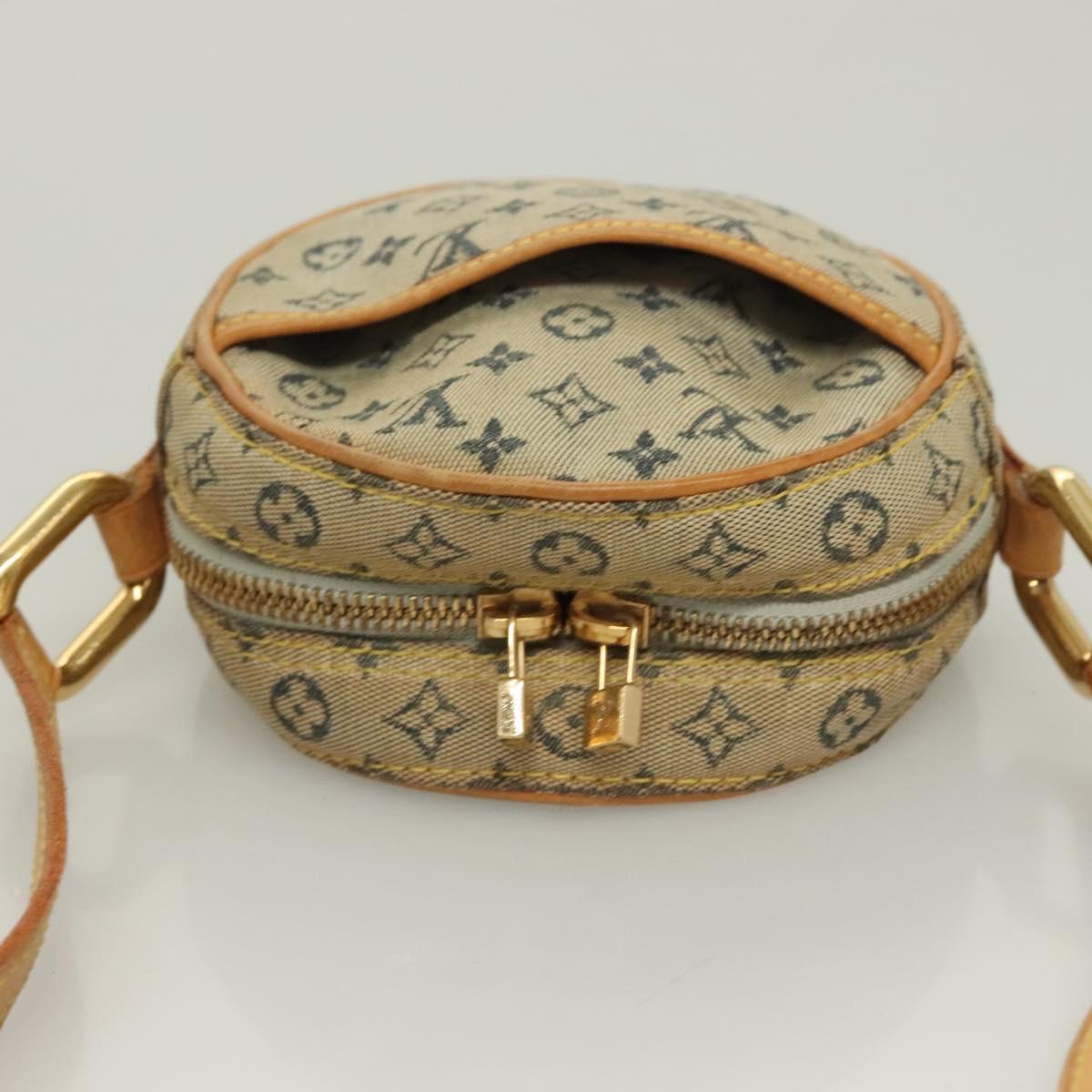 LOUIS VUITTON Monogram Mini Jeanne PM Shoulder Bag Blue M92001 LV Auth 129801