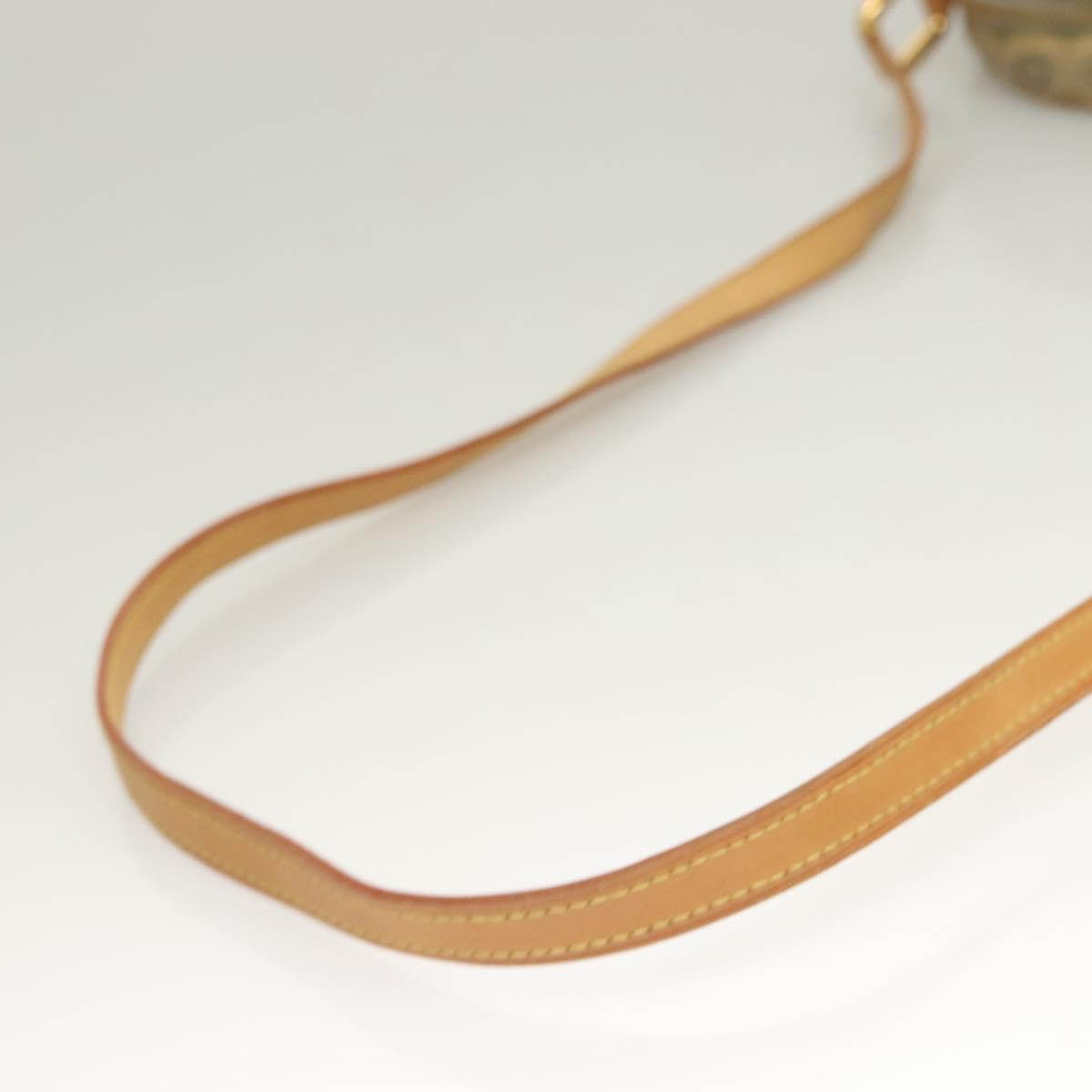 LOUIS VUITTON Monogram Mini Jeanne PM Shoulder Bag Blue M92001 LV Auth 129801