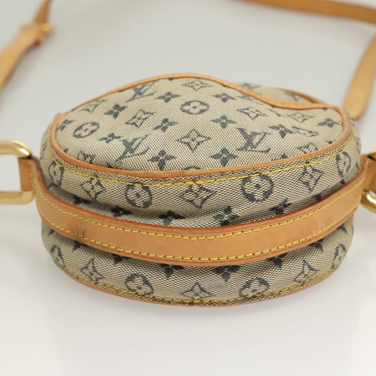LOUIS VUITTON Monogram Mini Jeanne PM Shoulder Bag Blue M92001 LV Auth 129801