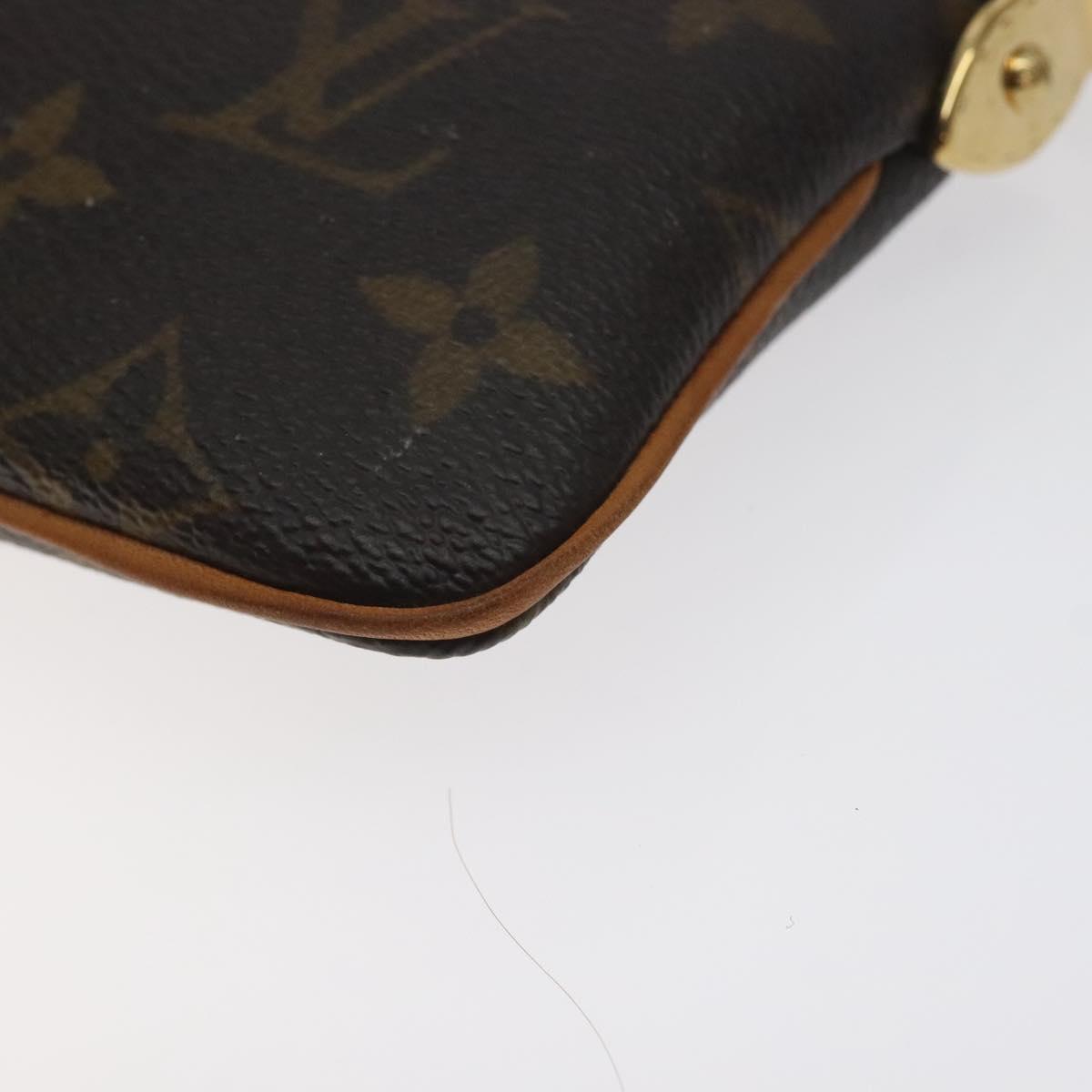 LOUIS VUITTON Monogram Pochette Mira PM Accessory Pouch M60095 LV Auth 129805V