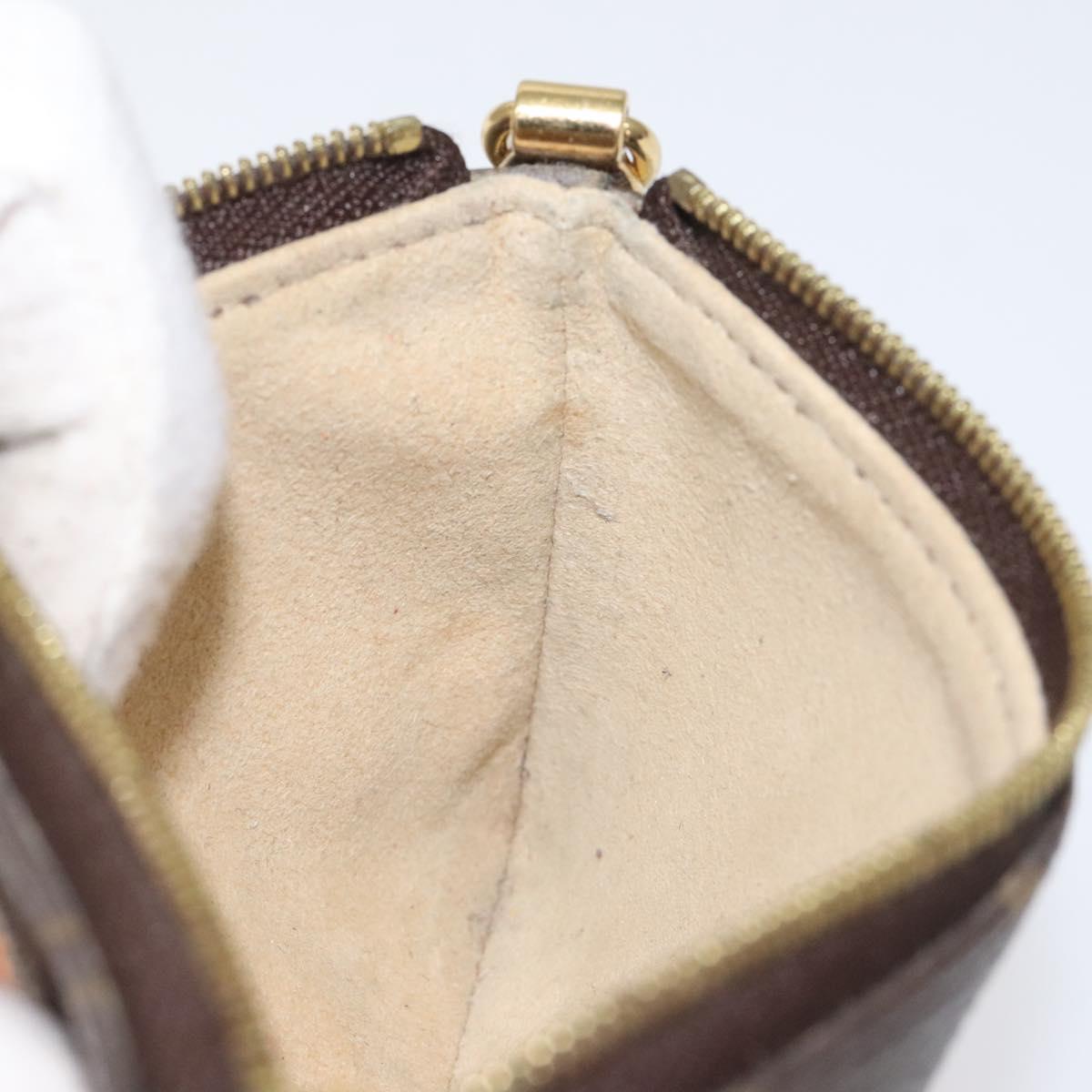 LOUIS VUITTON Monogram Pochette Mira PM Accessory Pouch M60095 LV Auth 129805