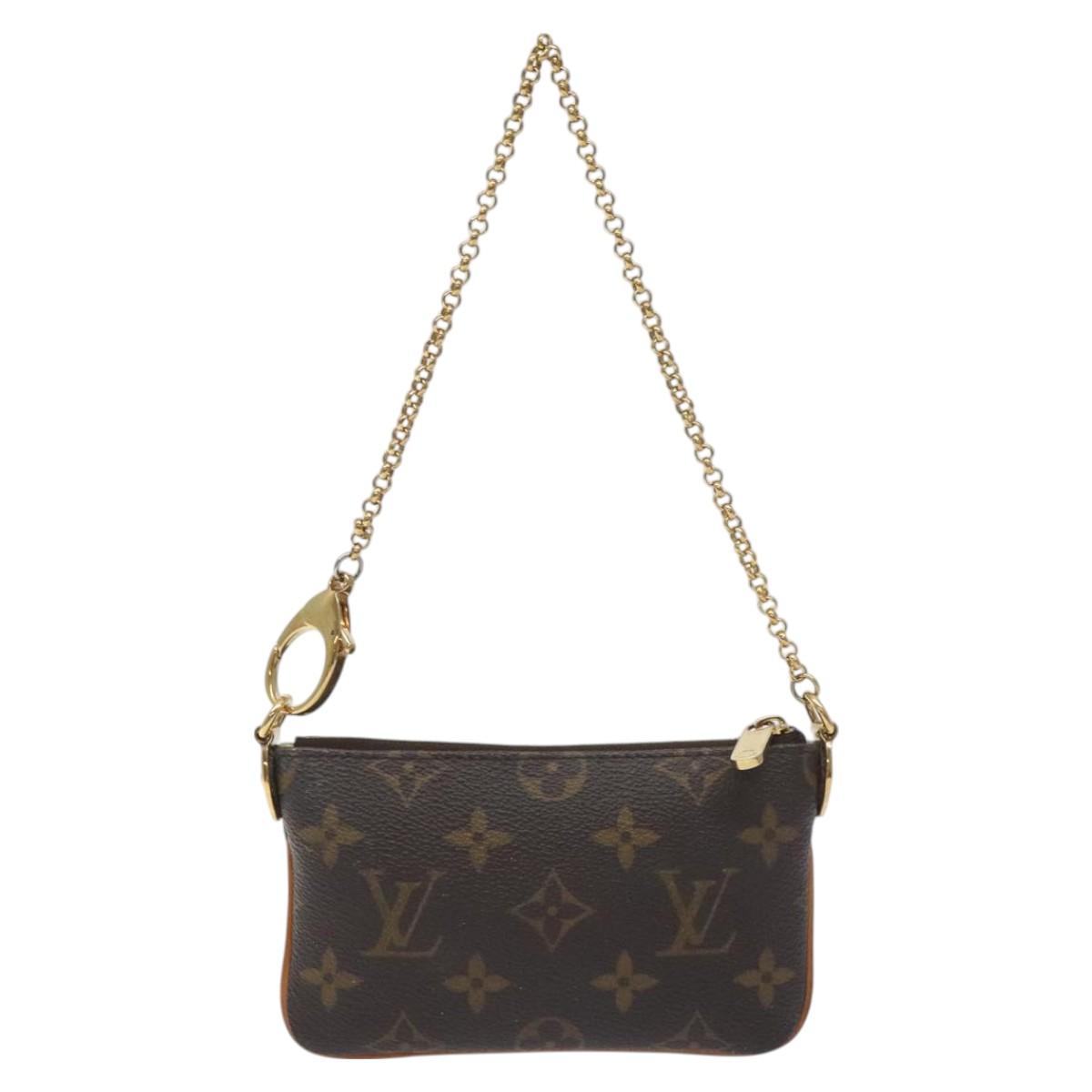 LOUIS VUITTON Monogram Pochette Mira PM Accessory Pouch M60095 LV Auth 129805V