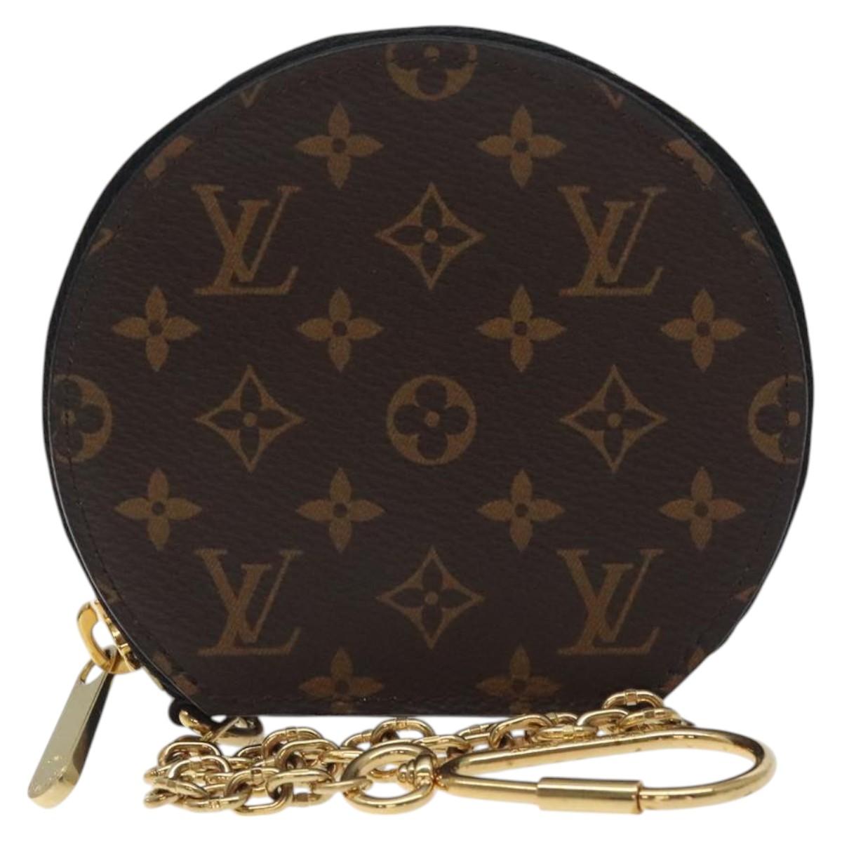 LOUIS VUITTON Monogram Micro Boite Chapo Coin Purse M63597 LV Auth 129808
