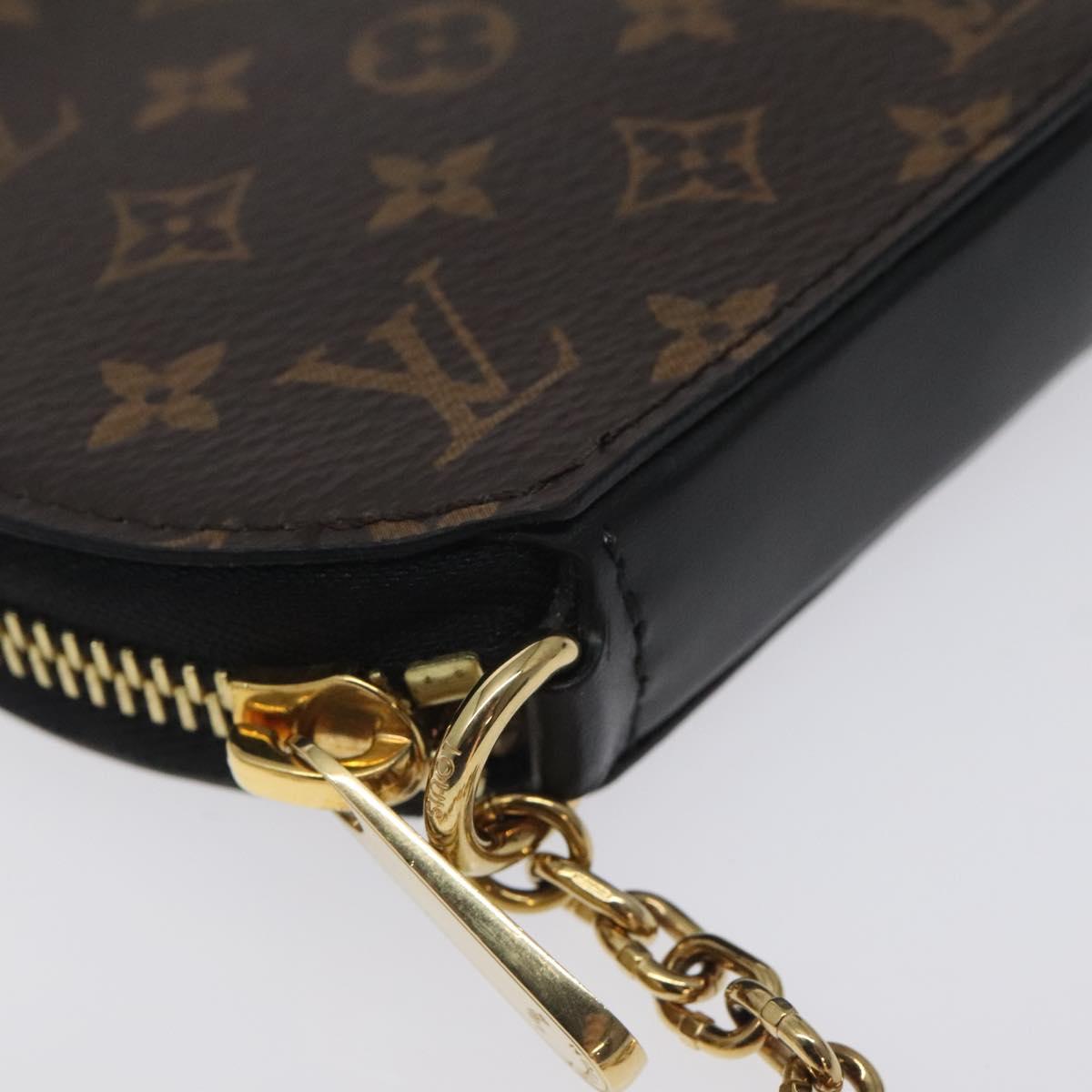 LOUIS VUITTON Monogram Micro Boite Chapo Coin Purse M63597 LV Auth 129808