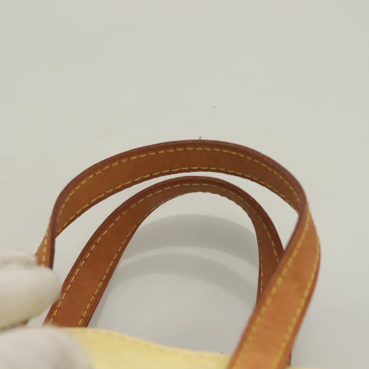 LOUIS VUITTON Monogram Vernis Reade PM Hand Bag Perle M91336 LV Auth 129822