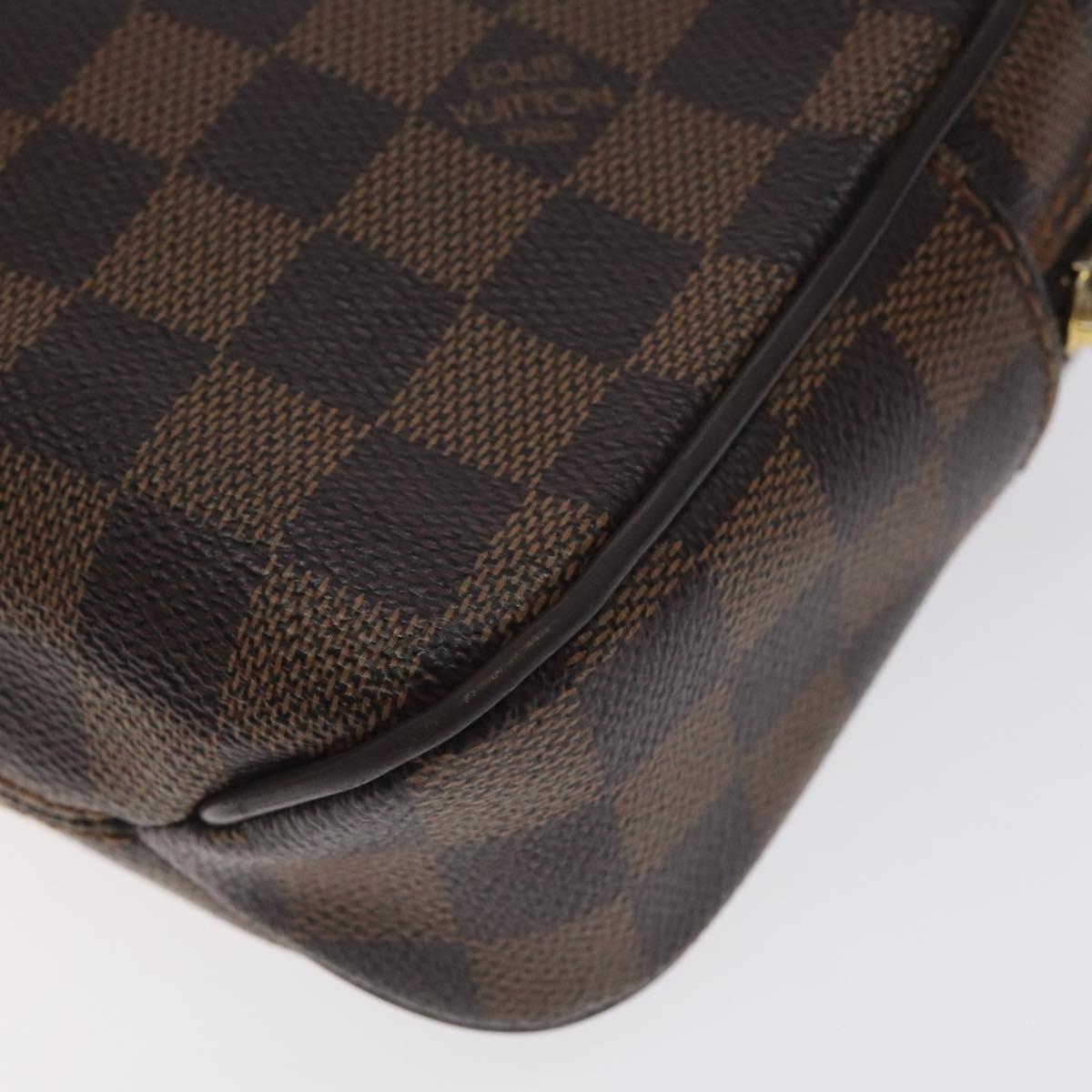 LOUIS VUITTON Damier Ebene Pochette Saint Paul Clutch Bag N41219 LV Auth 129836
