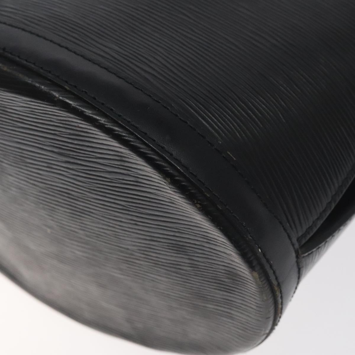 LOUIS VUITTON Epi Cluny Shoulder Bag Black M52252 LV Auth 129841