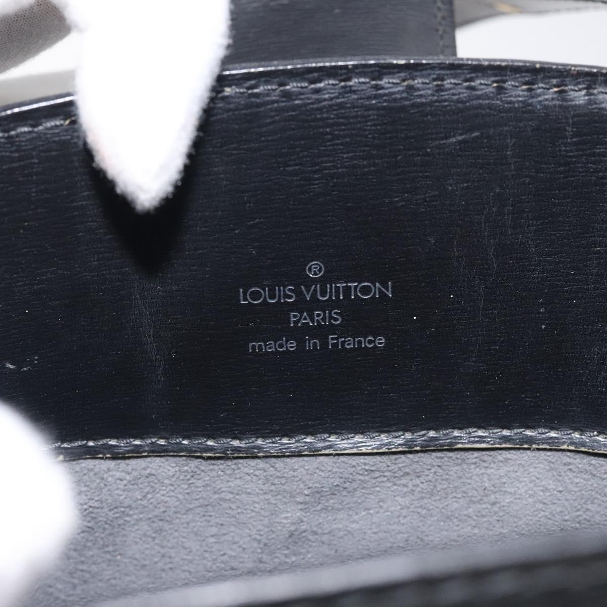 LOUIS VUITTON Epi Cluny Shoulder Bag Black M52252 LV Auth 129841