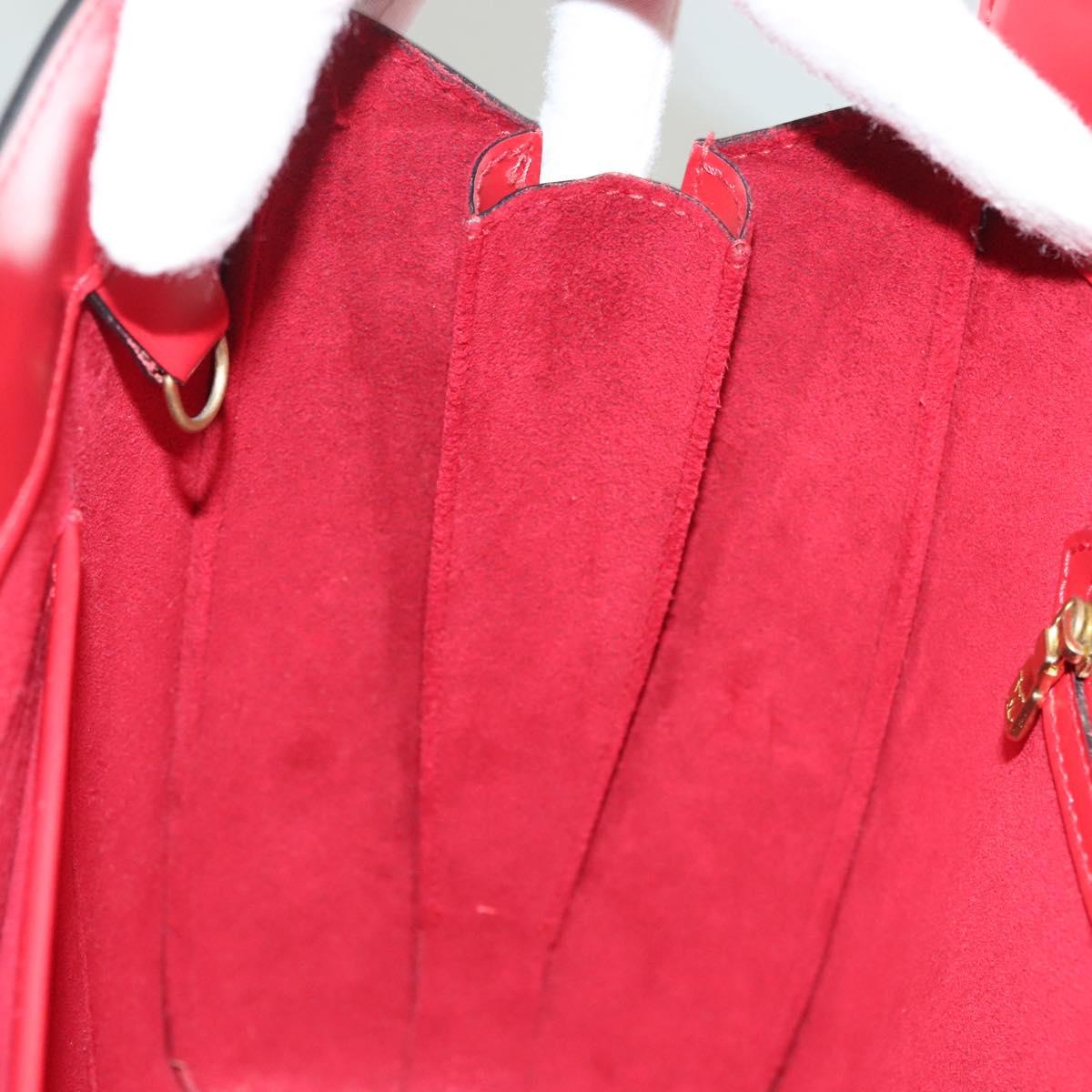 LOUIS VUITTON Epi Duplex Tote Bag Red M52427 LV Auth 129844