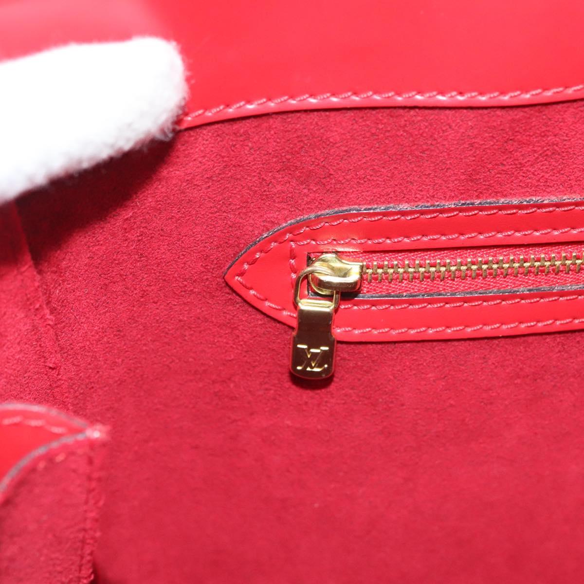 LOUIS VUITTON Epi Duplex Tote Bag Red M52427 LV Auth 129844