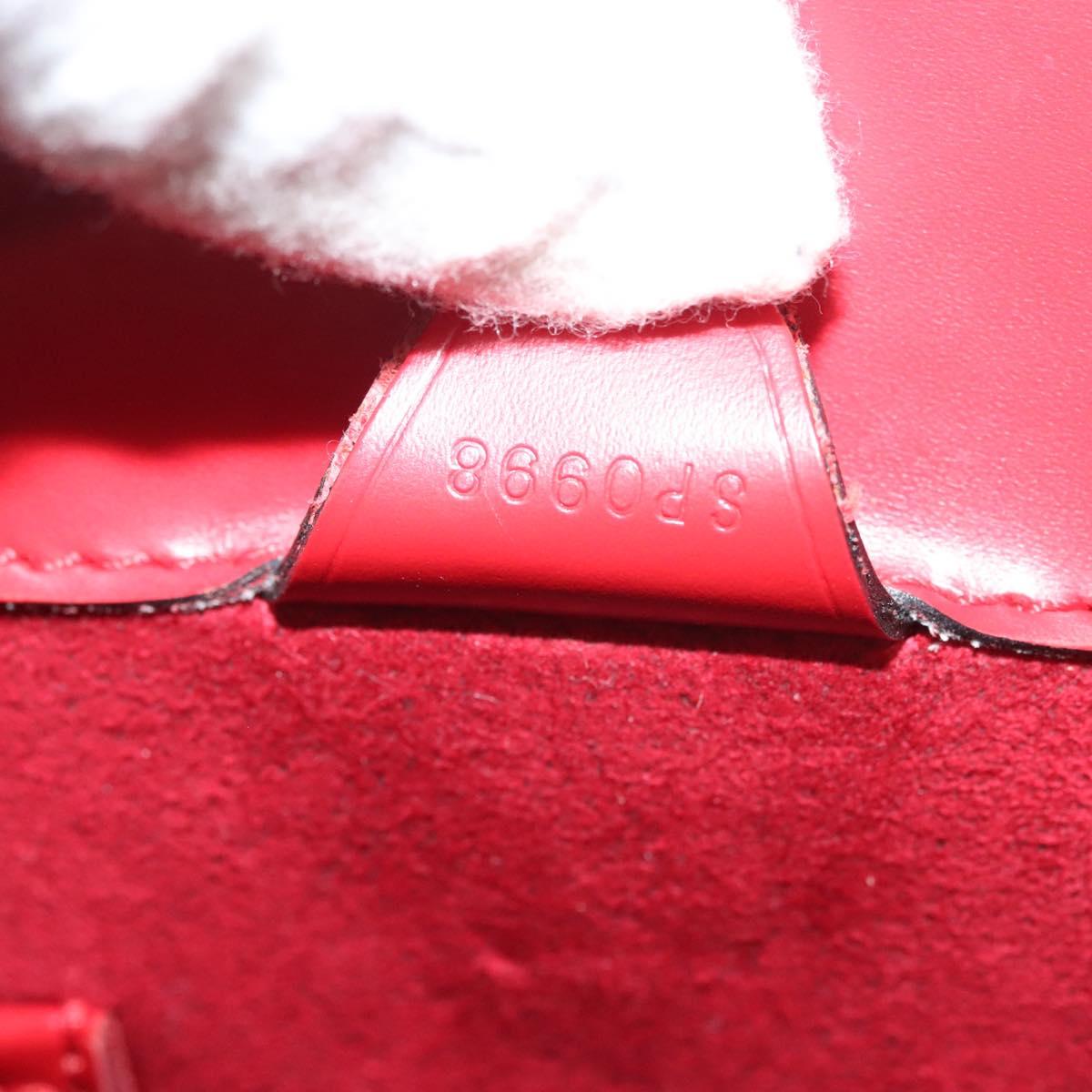LOUIS VUITTON Epi Duplex Tote Bag Red M52427 LV Auth 129844