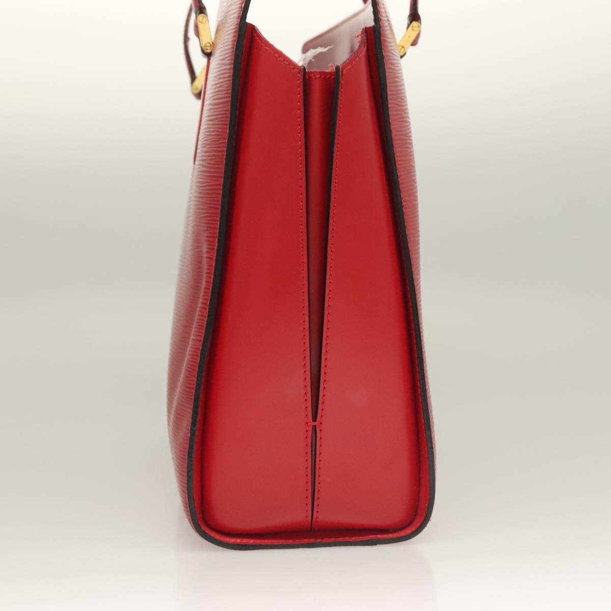 LOUIS VUITTON Epi Duplex Tote Bag Red M52427 LV Auth 129844