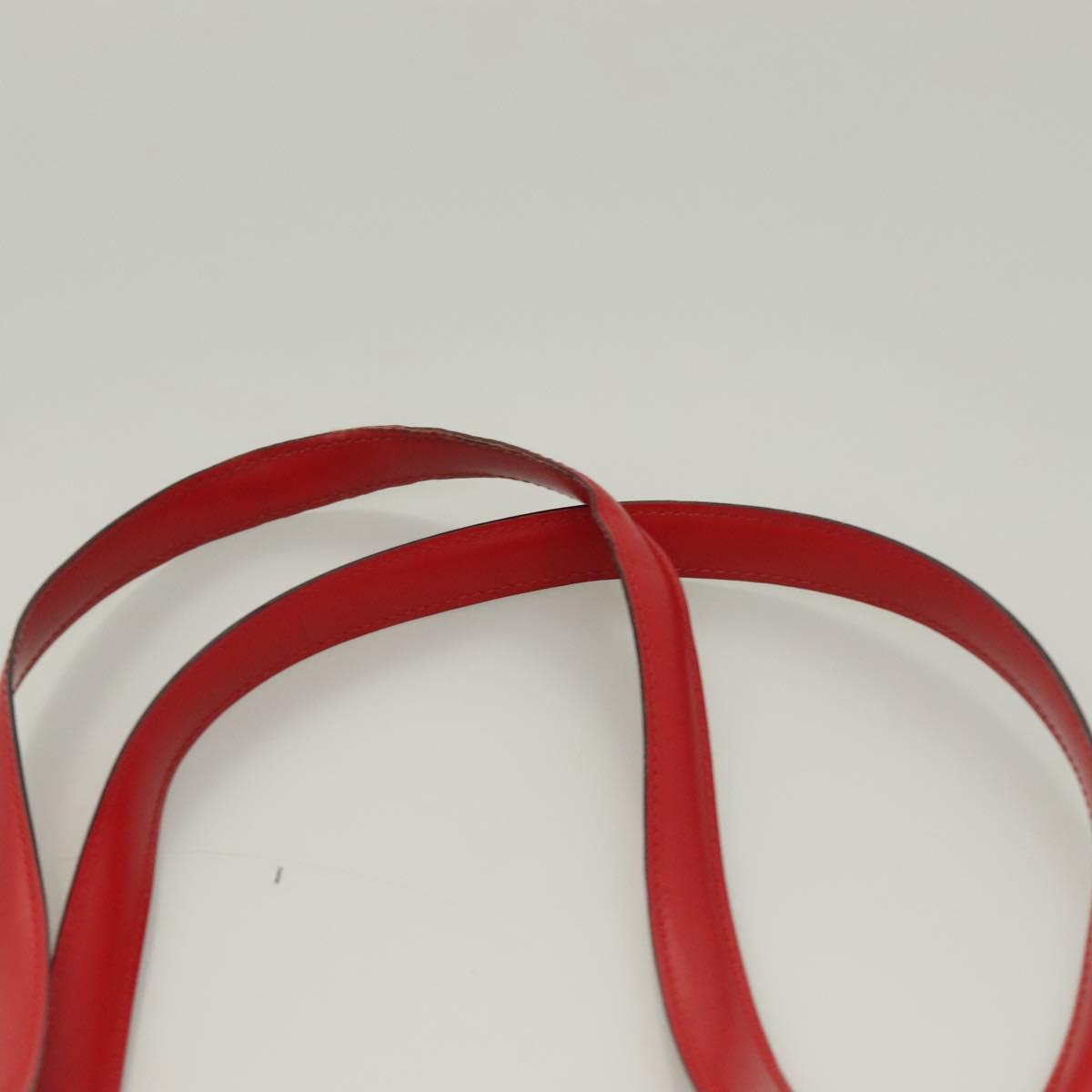 LOUIS VUITTON Epi Duplex Tote Bag Red M52427 LV Auth 129844