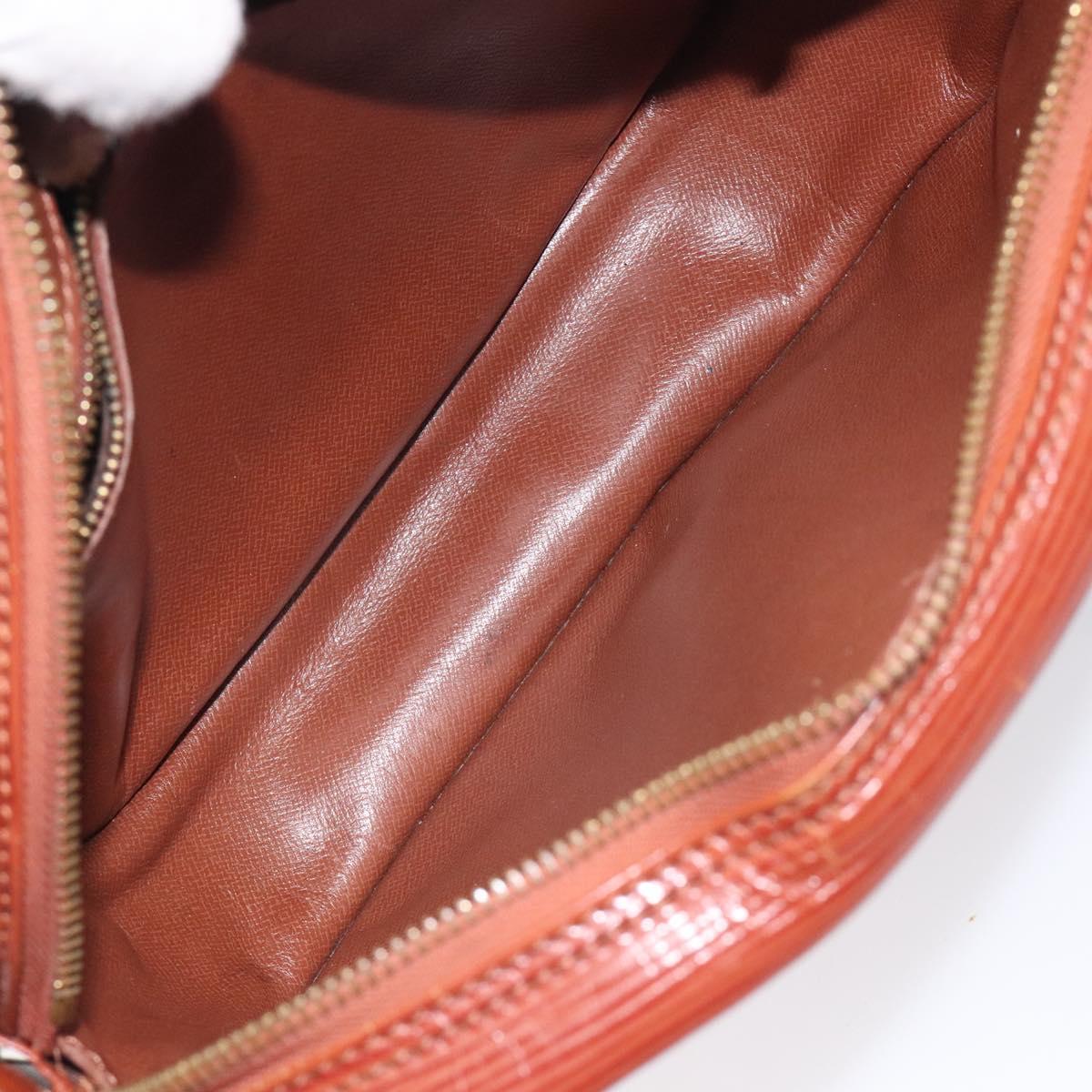 LOUIS VUITTON Epi Jeune FilleMM Shoulder Bag Brown M52153 LV Auth 129846