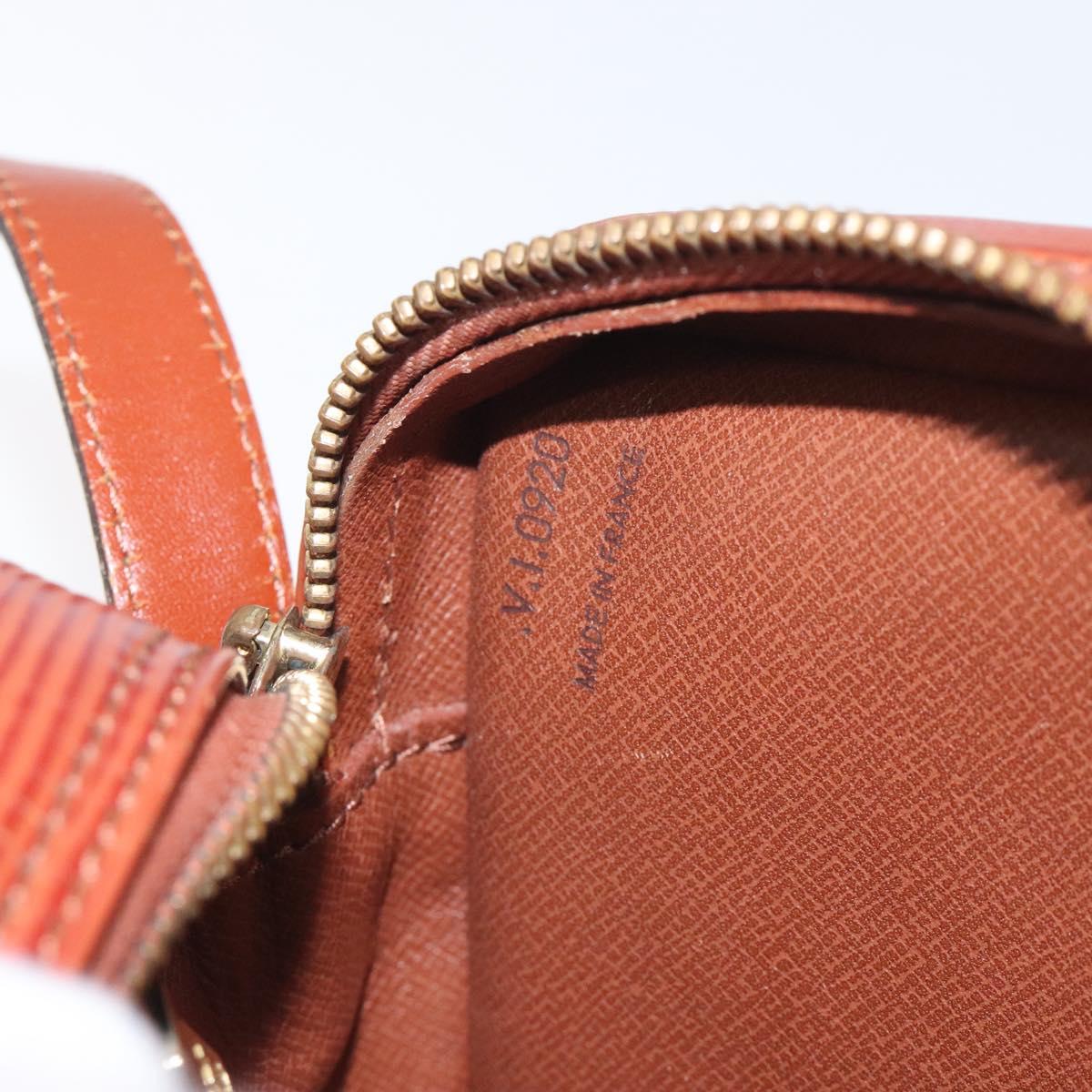 LOUIS VUITTON Epi Jeune FilleMM Shoulder Bag Brown M52153 LV Auth 129846