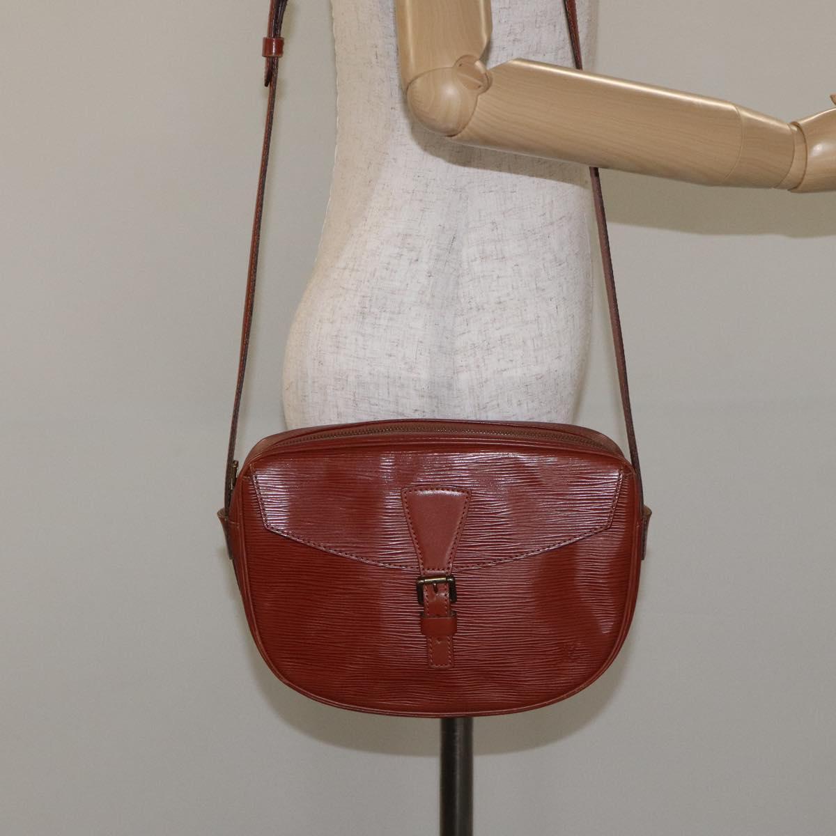 LOUIS VUITTON Epi Jeune FilleMM Shoulder Bag Brown M52153 LV Auth 129846