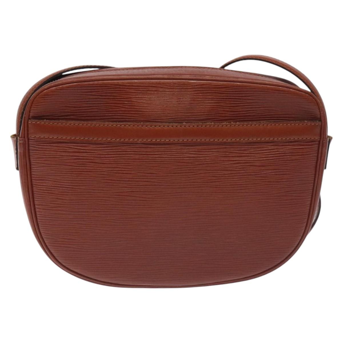 LOUIS VUITTON Epi Jeune FilleMM Shoulder Bag Brown M52153 LV Auth 129846