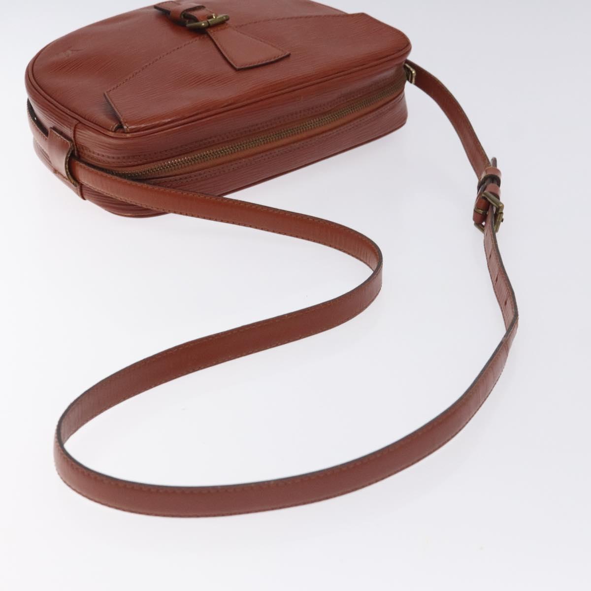 LOUIS VUITTON Epi Jeune FilleMM Shoulder Bag Brown M52153 LV Auth 129846