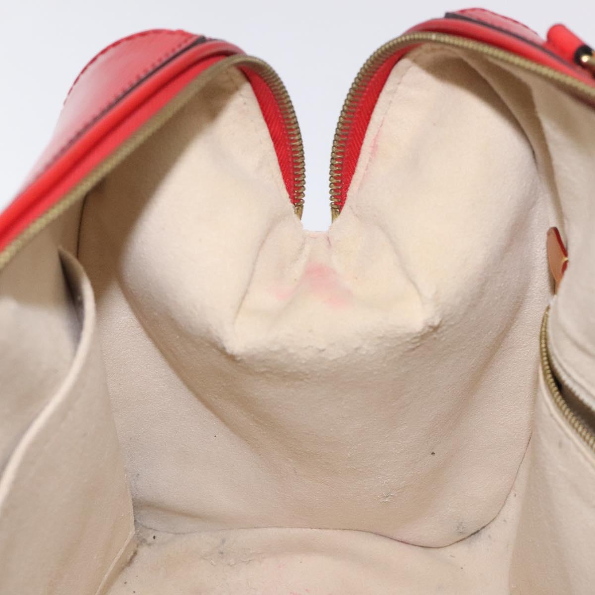 LOUIS VUITTON Epi Dock PM Hand Bag Red M93246 LV Auth 129848