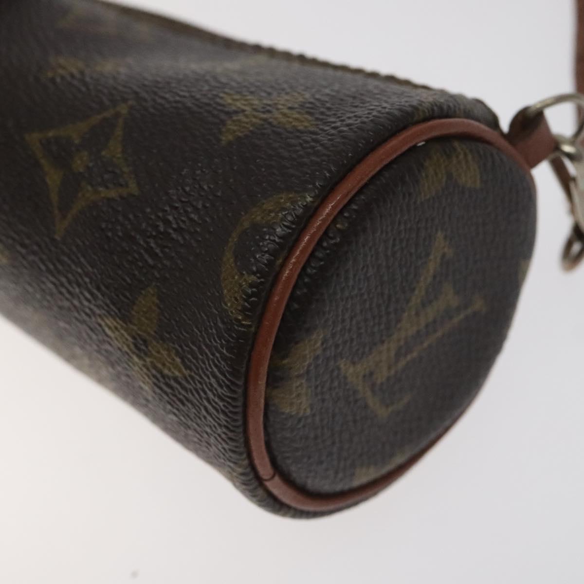 LOUIS VUITTON Monogram Papillon Pouch LV Auth 129857