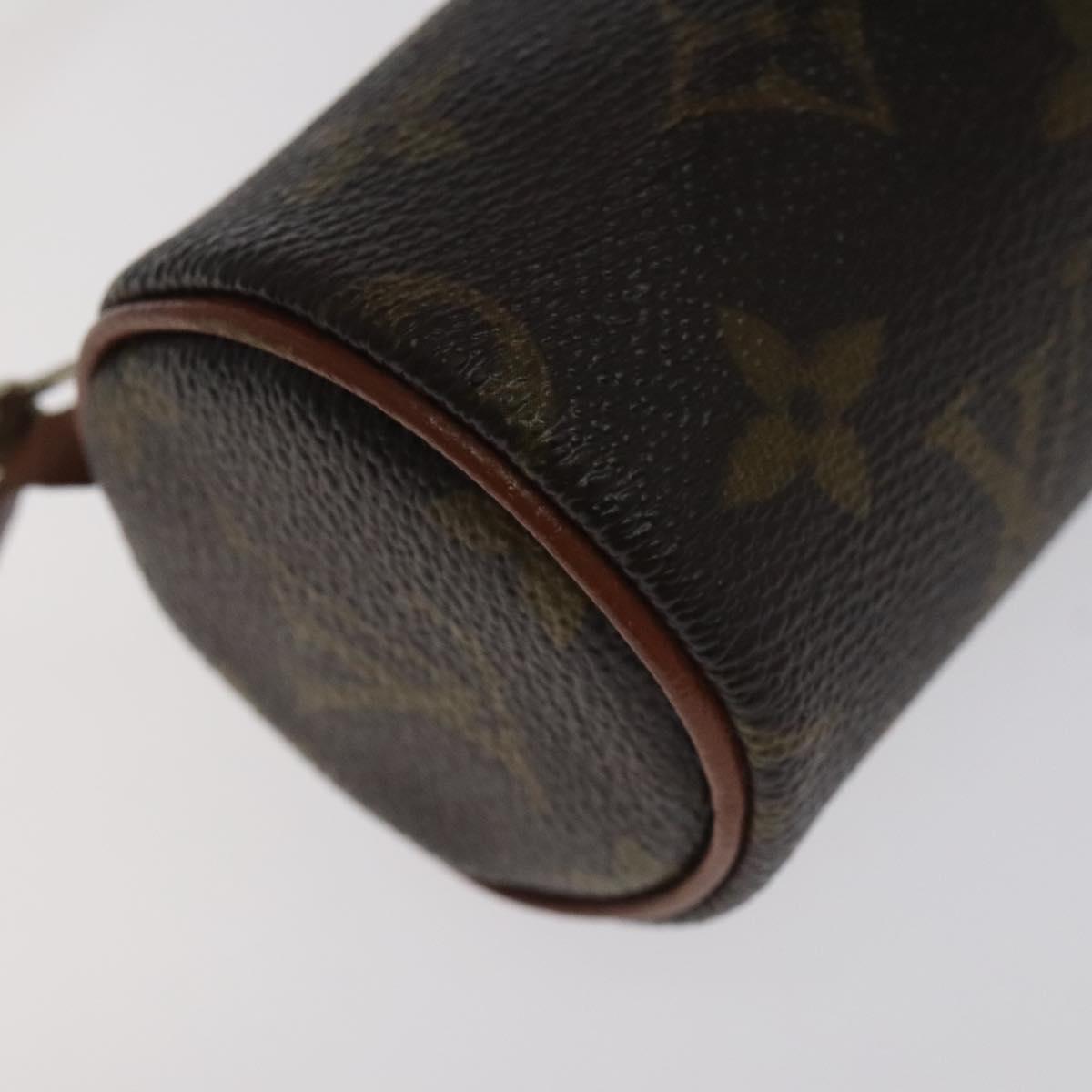 LOUIS VUITTON Monogram Papillon Pouch LV Auth 129857