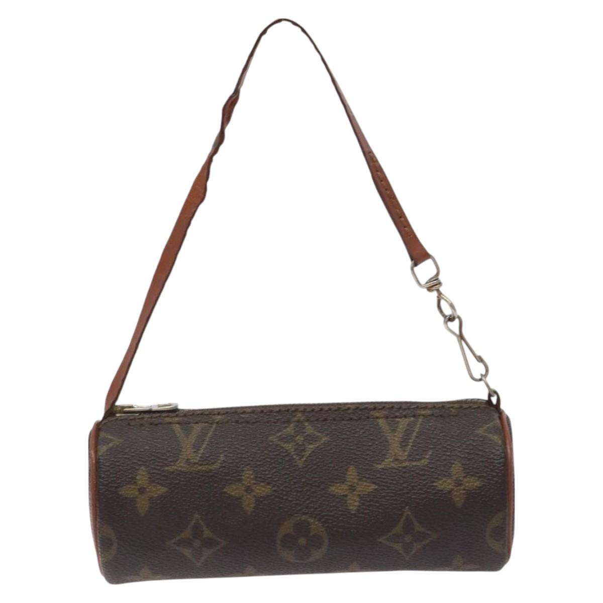 LOUIS VUITTON Monogram Papillon Pouch LV Auth 129857