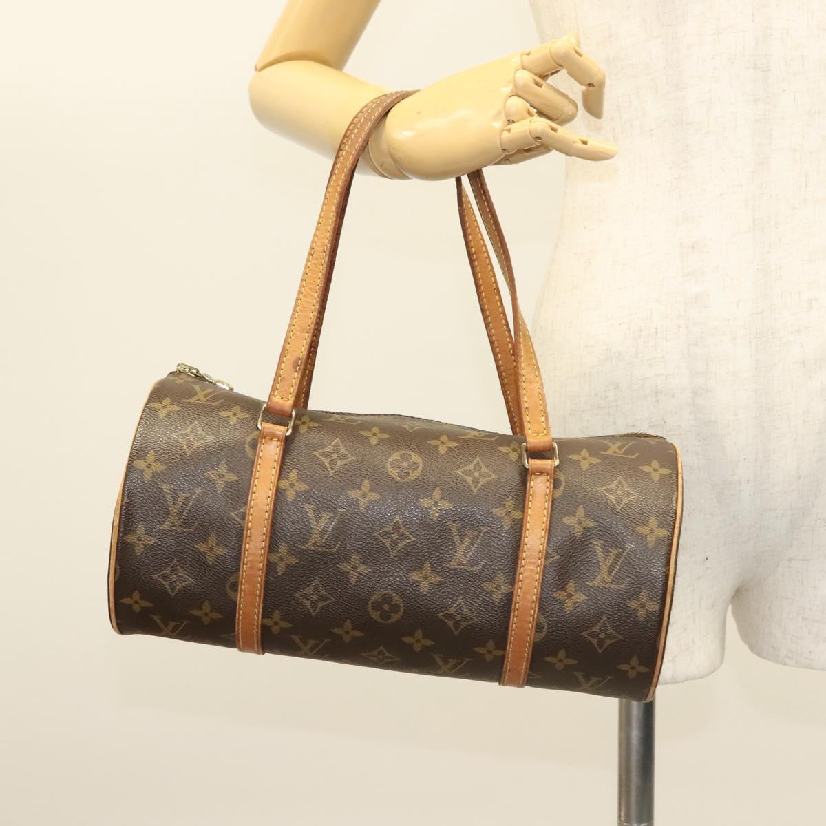 LOUIS VUITTON Monogram Papillon 30 Hand Bag M51385 LV Auth 129858