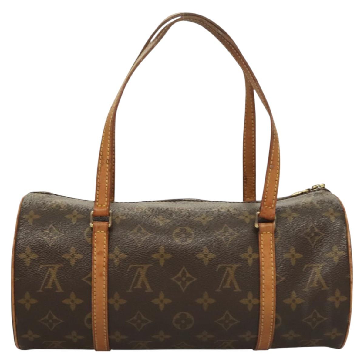 LOUIS VUITTON Monogram Papillon 30 Hand Bag M51385 LV Auth 129858