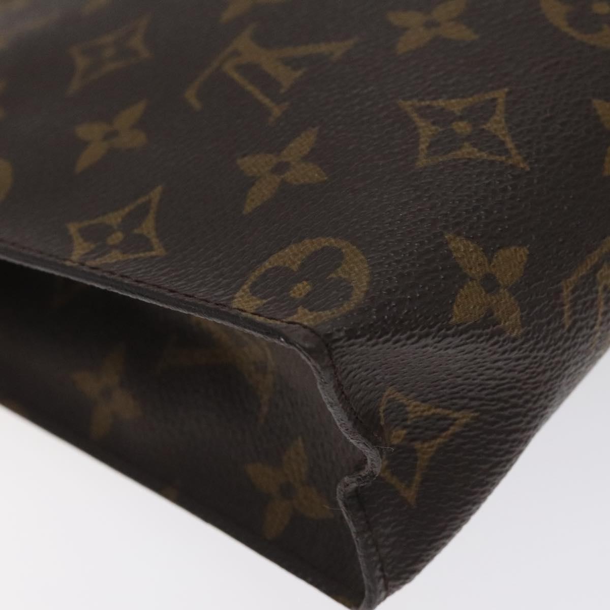 LOUIS VUITTON Monogram Poche Toilette 26 Pouch M47542 LV Auth 129865