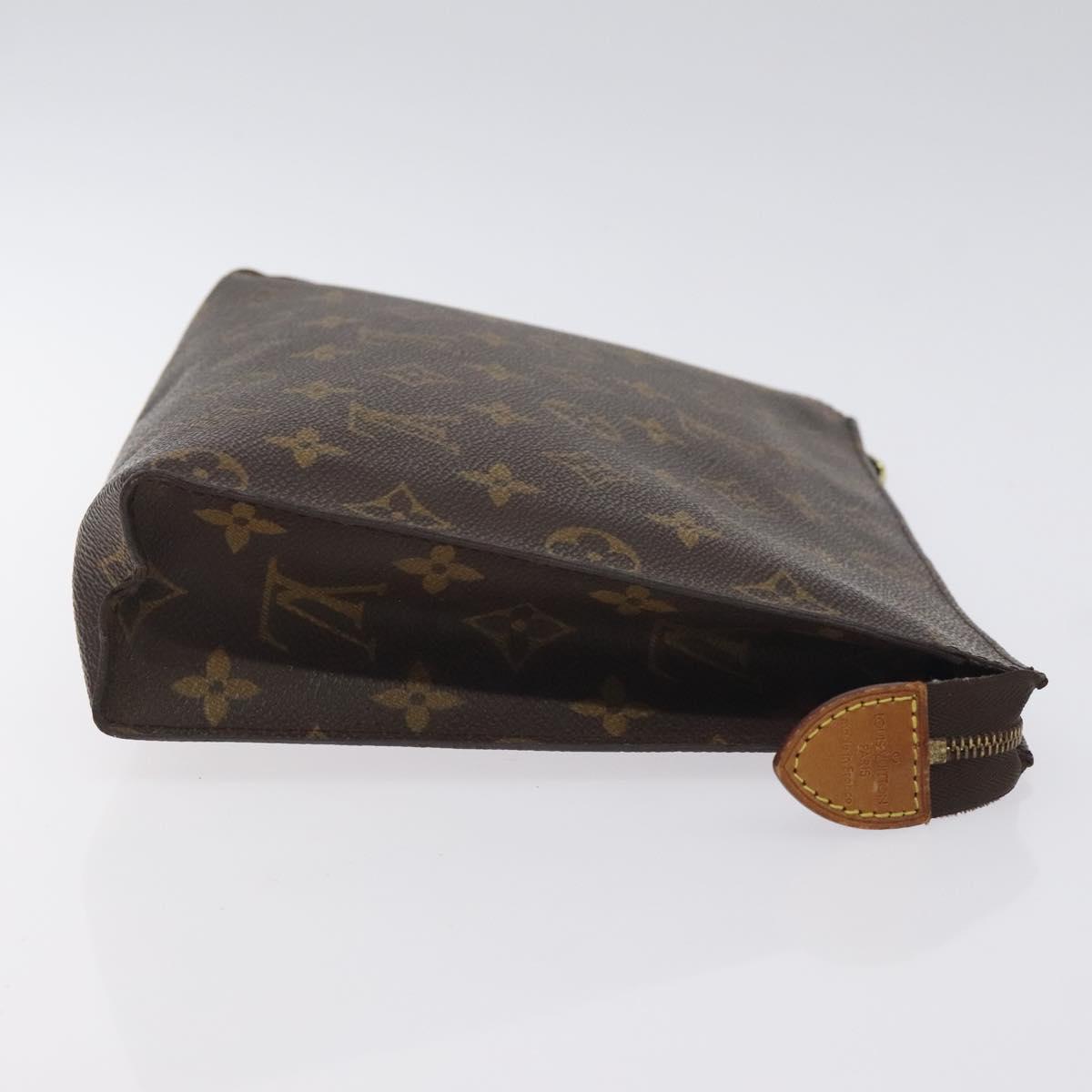 LOUIS VUITTON Monogram Poche Toilette 26 Pouch M47542 LV Auth 129865