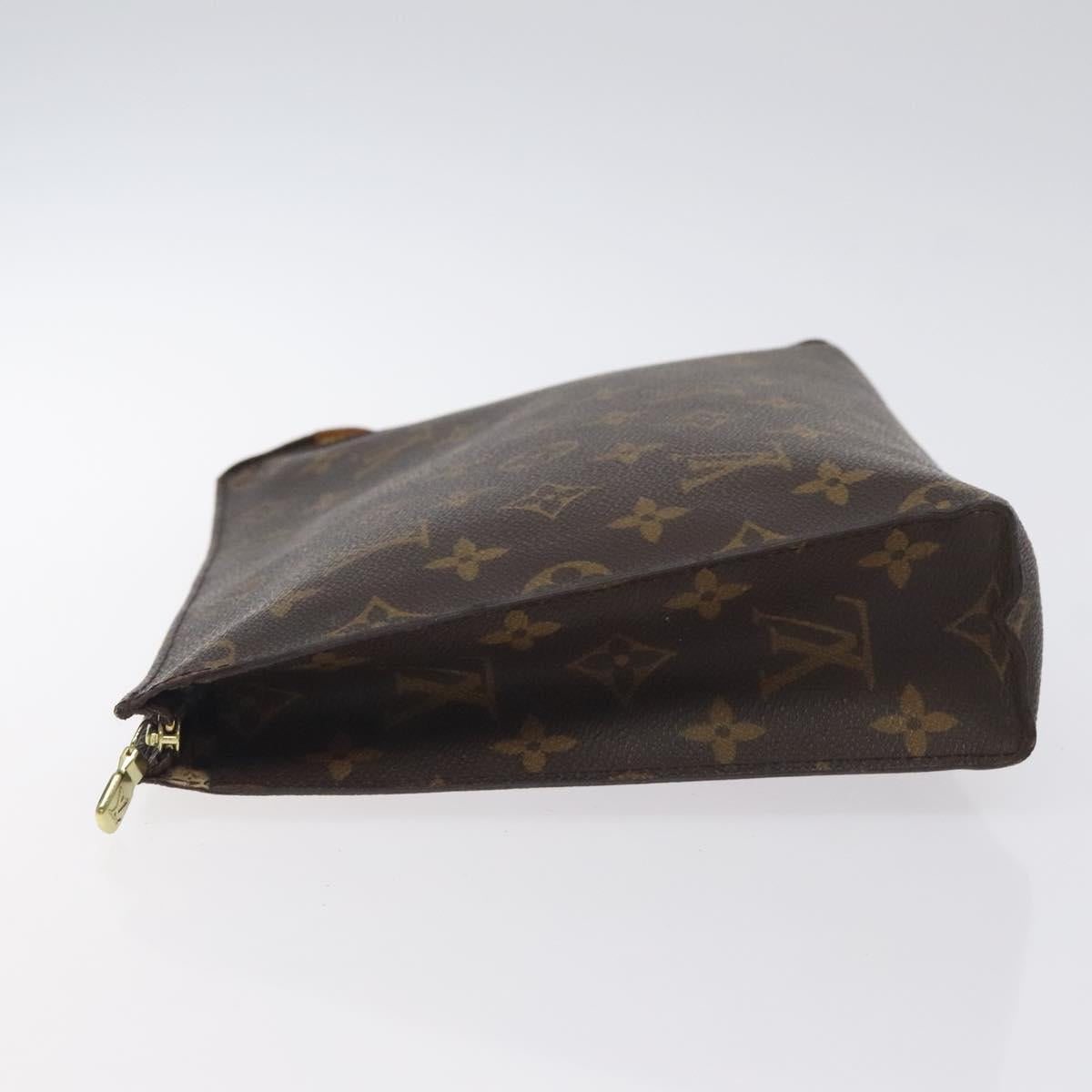 LOUIS VUITTON Monogram Poche Toilette 26 Pouch M47542 LV Auth 129865
