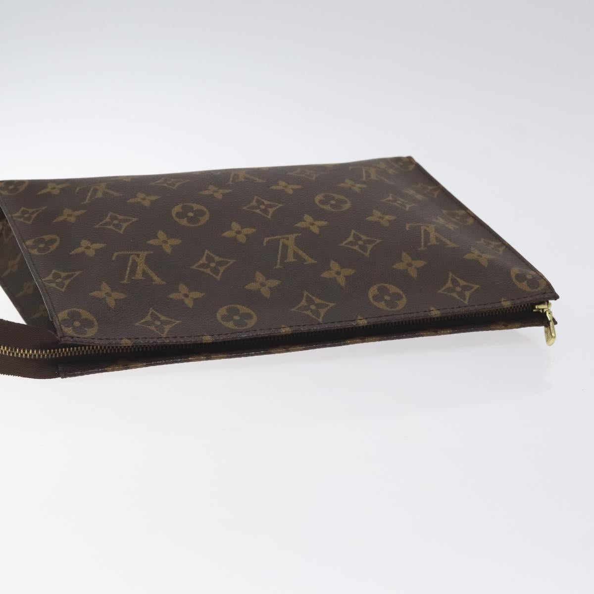 LOUIS VUITTON Monogram Poche Toilette 26 Pouch M47542 LV Auth 129865