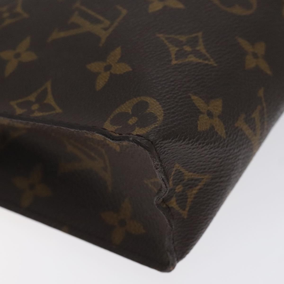 LOUIS VUITTON Monogram Poche Toilette 26 Pouch M47542 LV Auth 129865