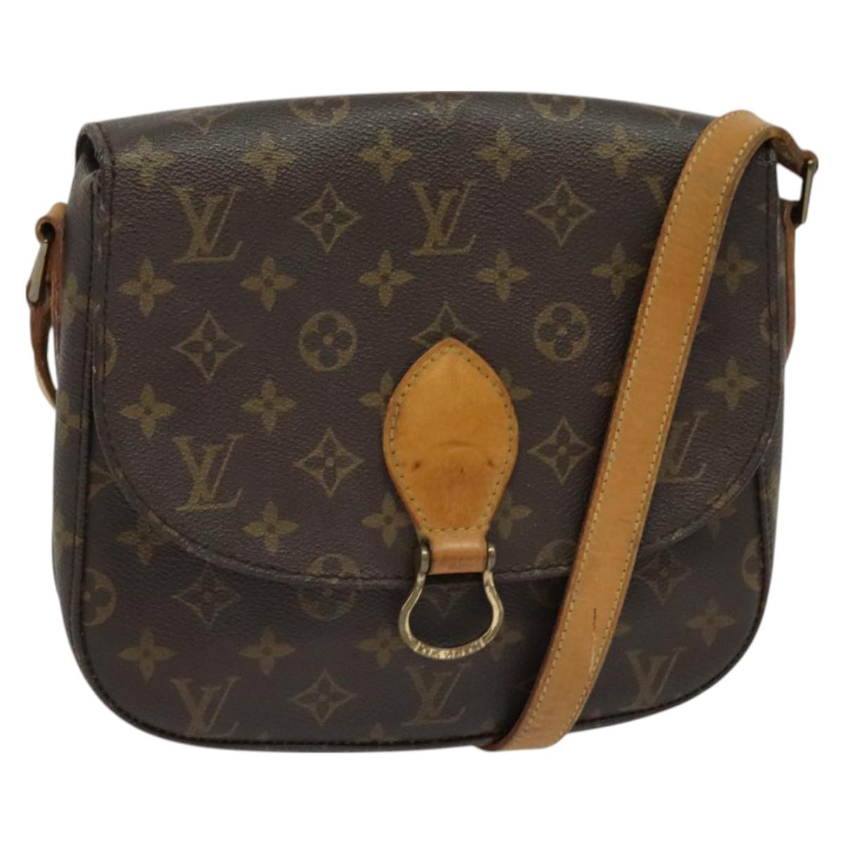 LOUIS VUITTON Monogram Saint Cloud GM Shoulder Bag M51242 LV Auth 129867