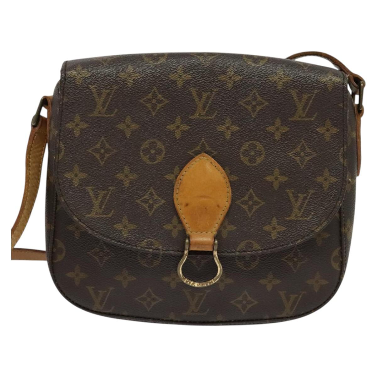 LOUIS VUITTON Monogram Saint Cloud GM Shoulder Bag M51242 LV Auth 129867