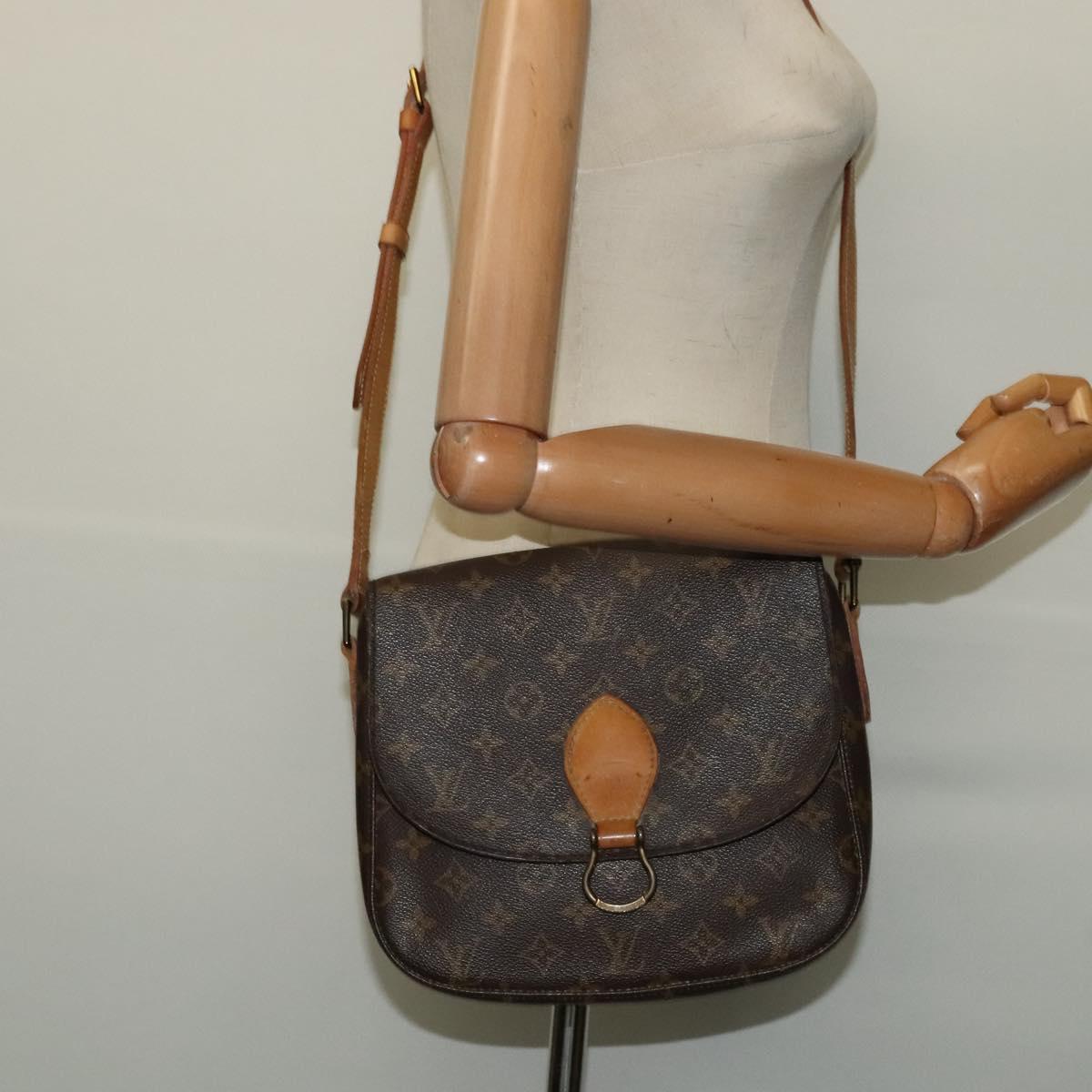 LOUIS VUITTON Monogram Saint Cloud GM Shoulder Bag M51242 LV Auth 129867