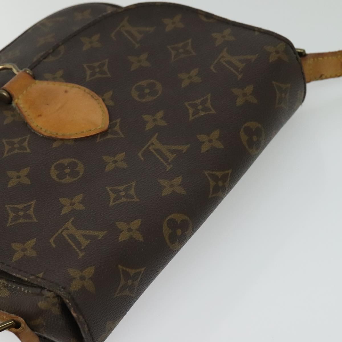 LOUIS VUITTON Monogram Saint Cloud GM Shoulder Bag M51242 LV Auth 129867
