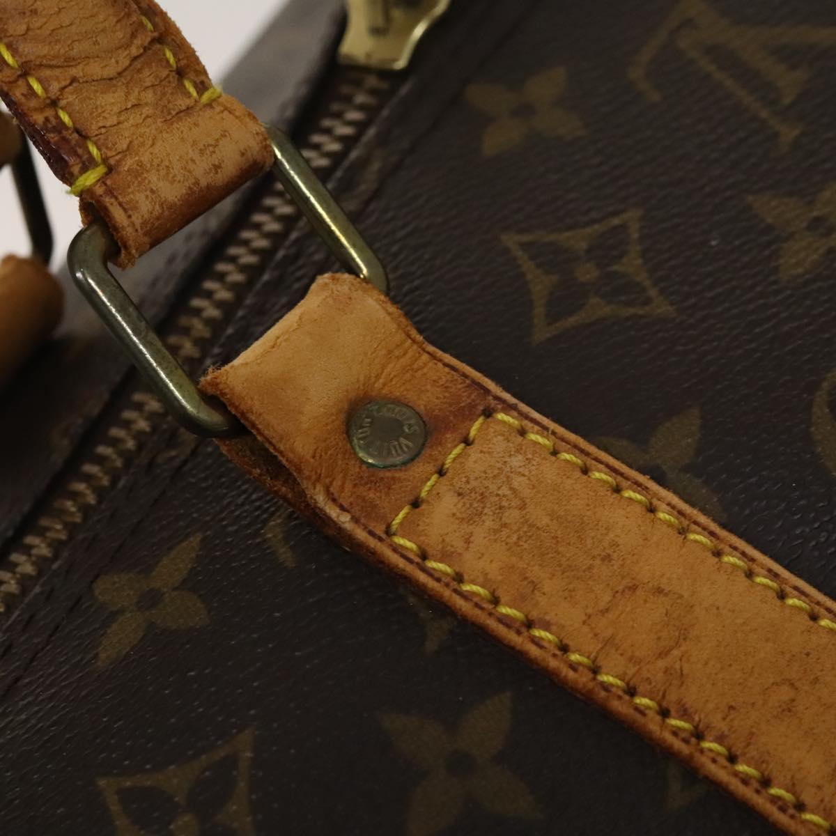 LOUIS VUITTON Monogram Keepall Bandouliere 60 Boston Bag M41412 LV Auth 129880