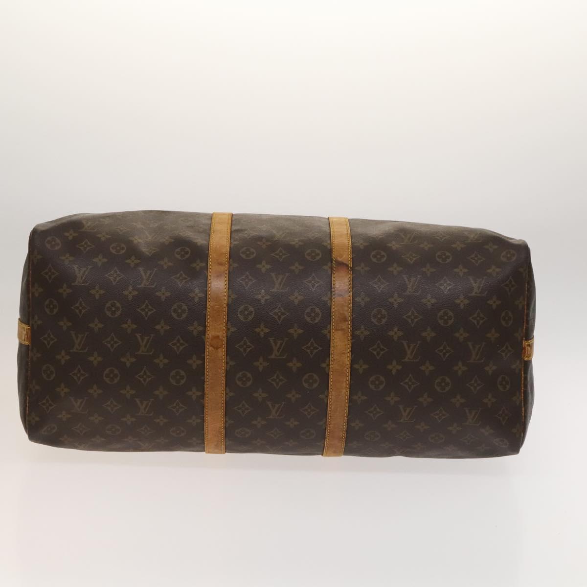 LOUIS VUITTON Monogram Keepall Bandouliere 60 Boston Bag M41412 LV Auth 129880