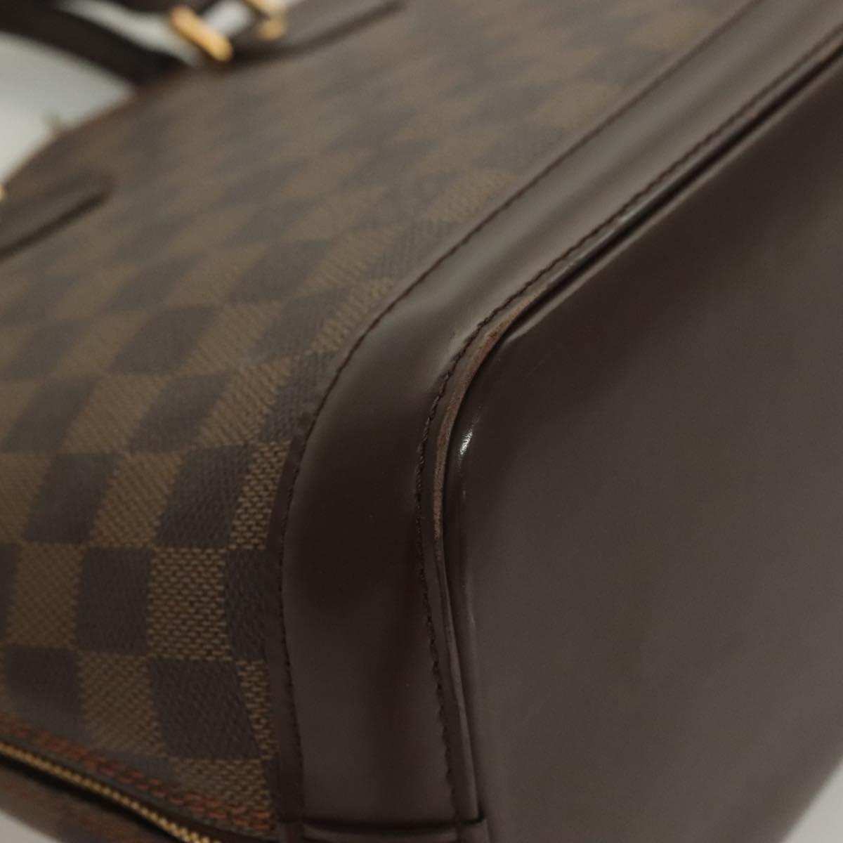 LOUIS VUITTON Damier Ebene Alma Hand Bag N51131 LV Auth 129885