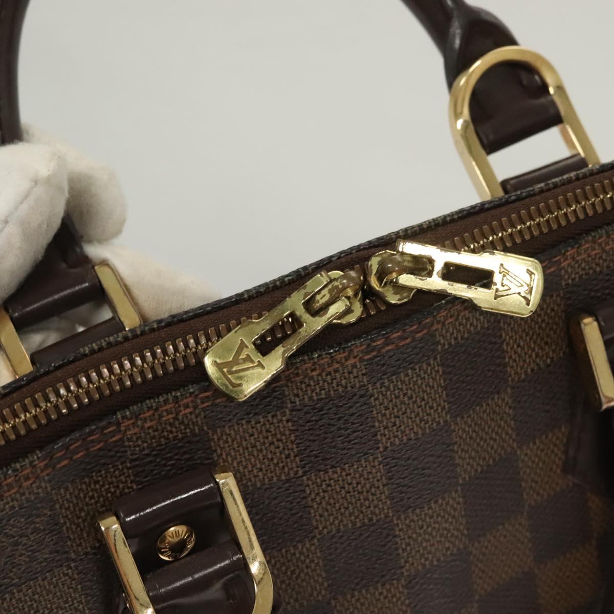 LOUIS VUITTON Damier Ebene Alma Hand Bag N51131 LV Auth 129885