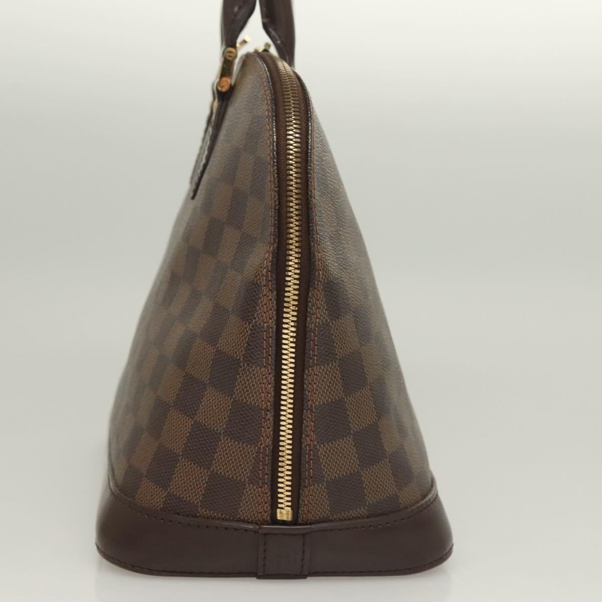 LOUIS VUITTON Damier Ebene Alma Hand Bag N51131 LV Auth 129885